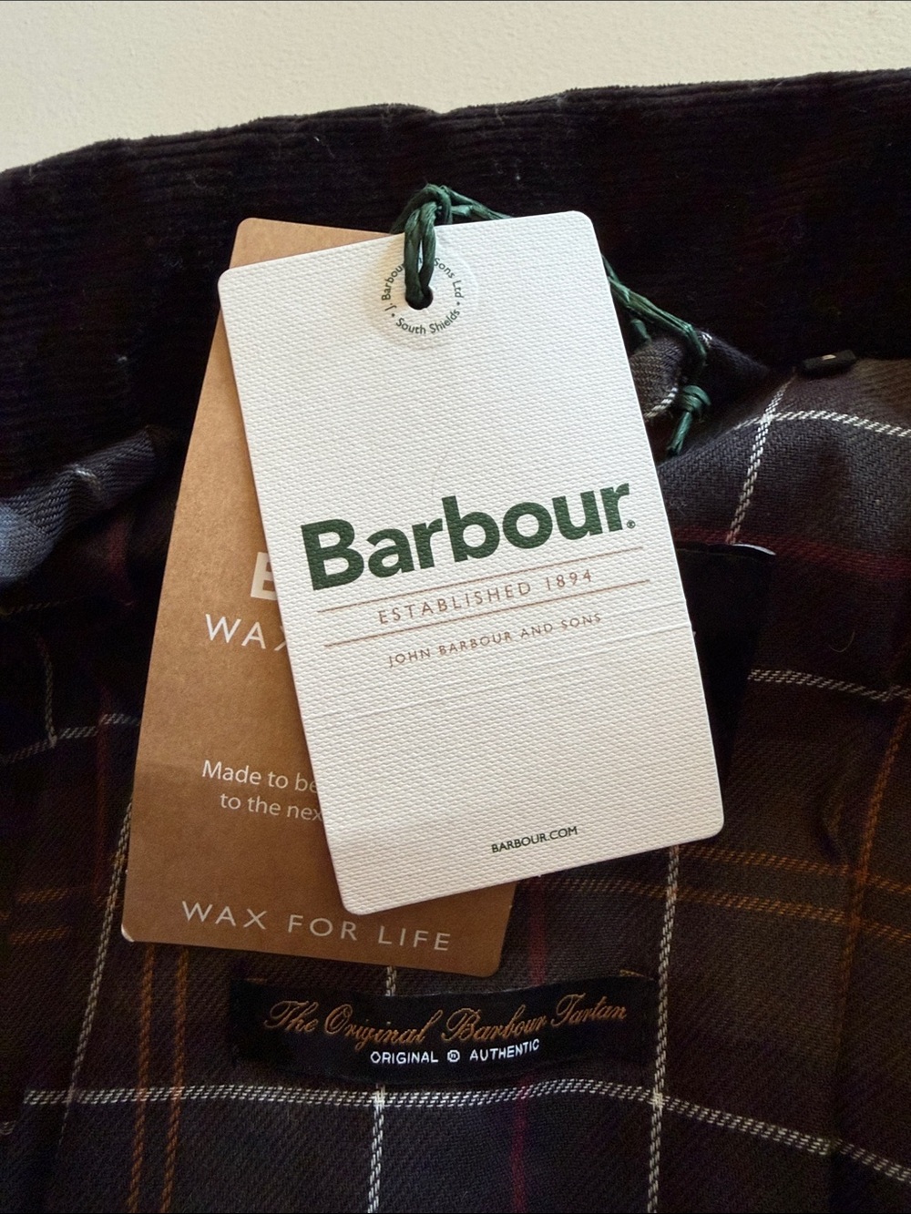 Barbour Classic Bedale Wax Jacket In Olive. Sz M. New - Picture 5 of 13